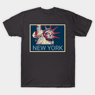 New York 2 - Shepard Fairey style design T-Shirt